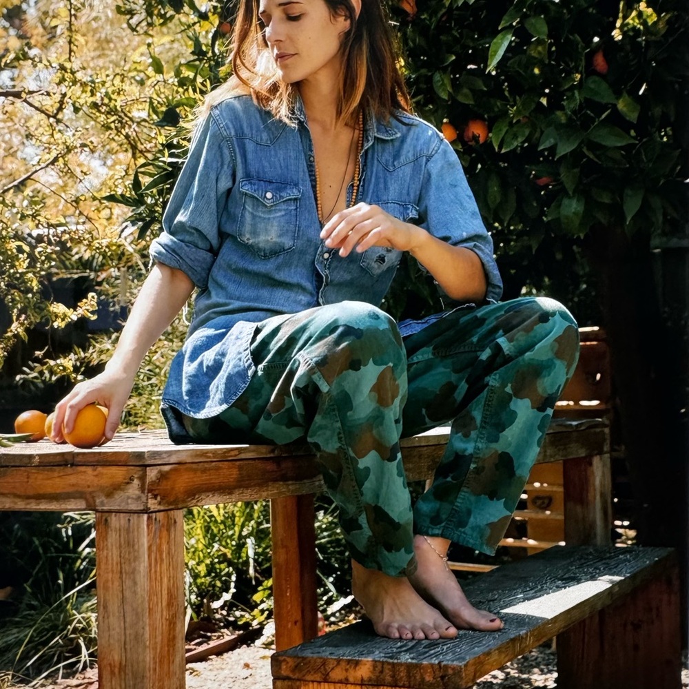 The lounge pant in painted camo